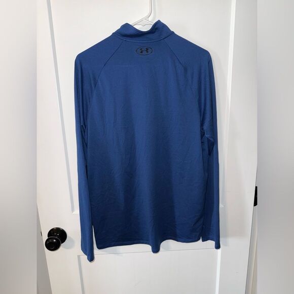 Under Armour Blue Quarter-Zip Sweatshirt - Picture 4 of 5